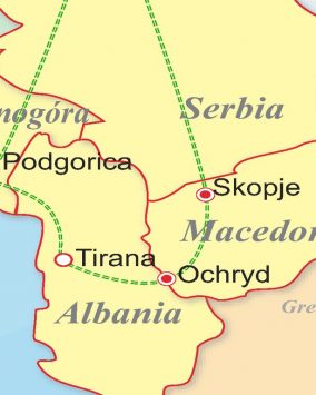 Egzotyczne Bałkany Wycieczka Serbia, Czarnogóra, Macedonia, Albania 2024 (A1-054)