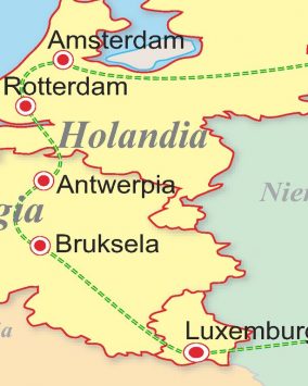 Podbój Beneluxu Wycieczka Luksemburg, Belgia, Holandia 2024 (A1-044)